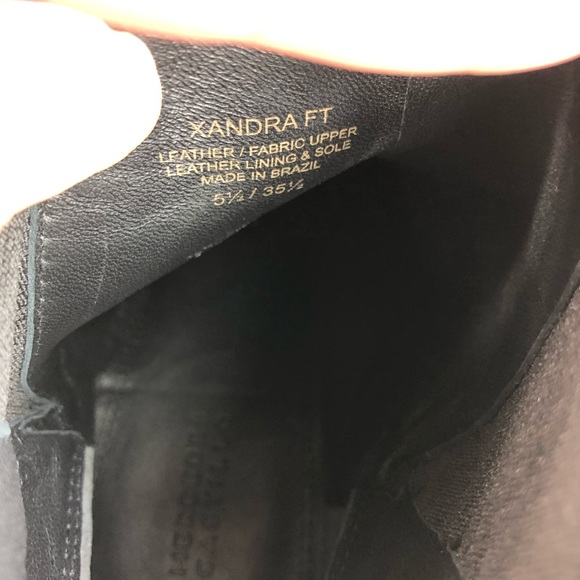 Mercedes Castillo Xandra black boots sz 5.5 (A#27) - Picture 7 of 8